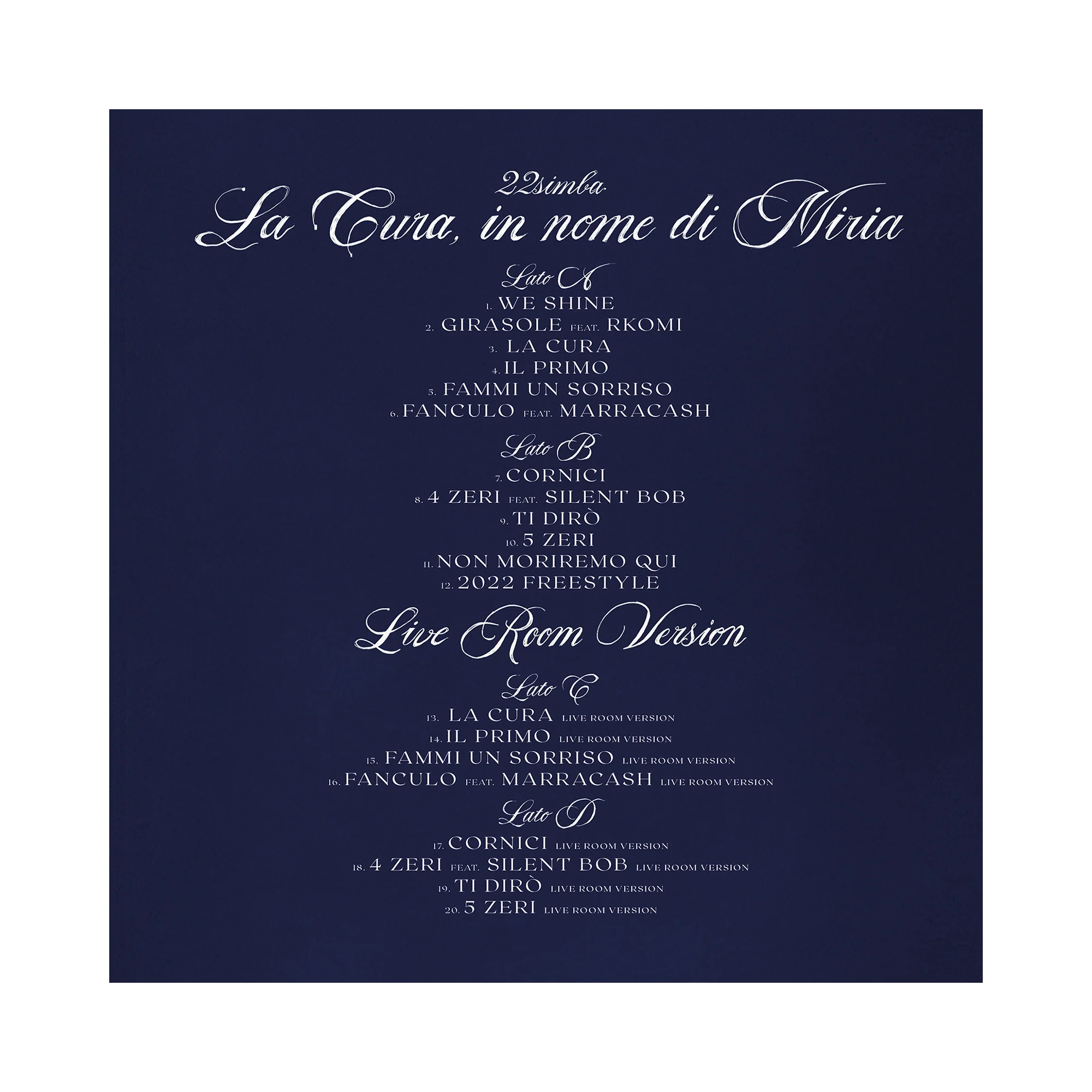 La Cura, in nome di Miria | Doppio Vinile Colorato Autografato Numerato - Image 4