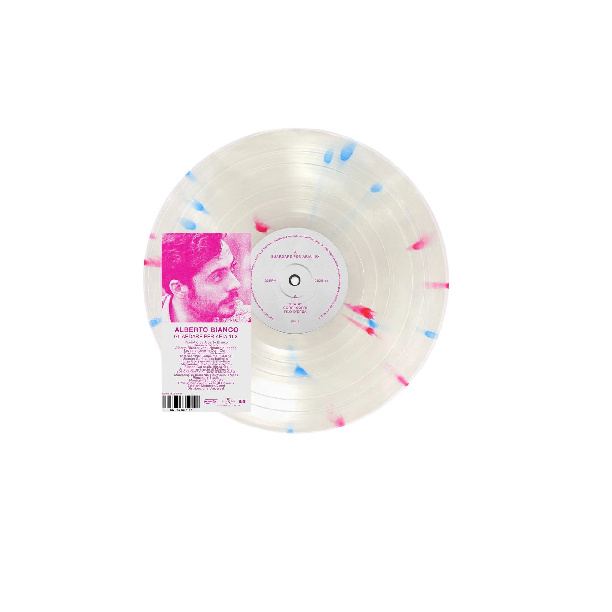 Guardare per aria 10X | Vinile 10'' Colorato Splatter