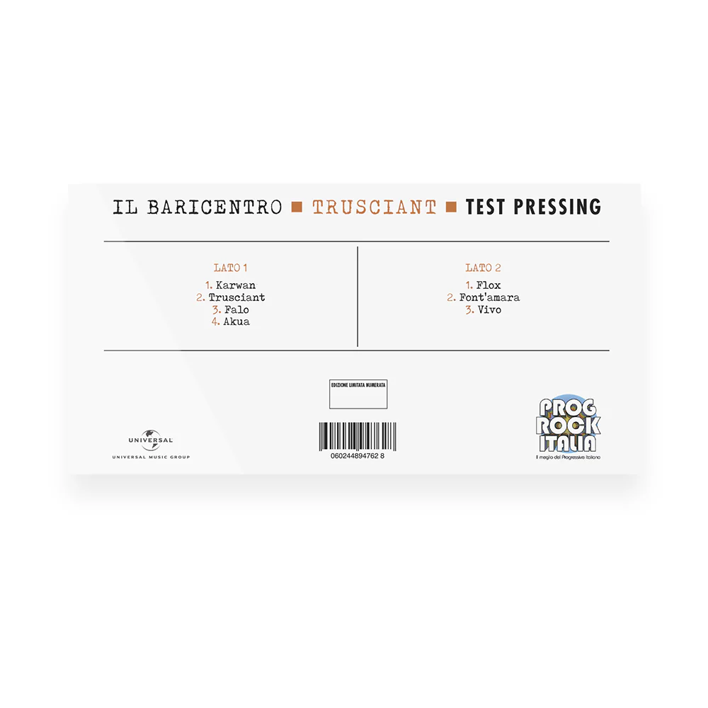 Trusciant | Vinile Test Pressing Numerato - Image 3