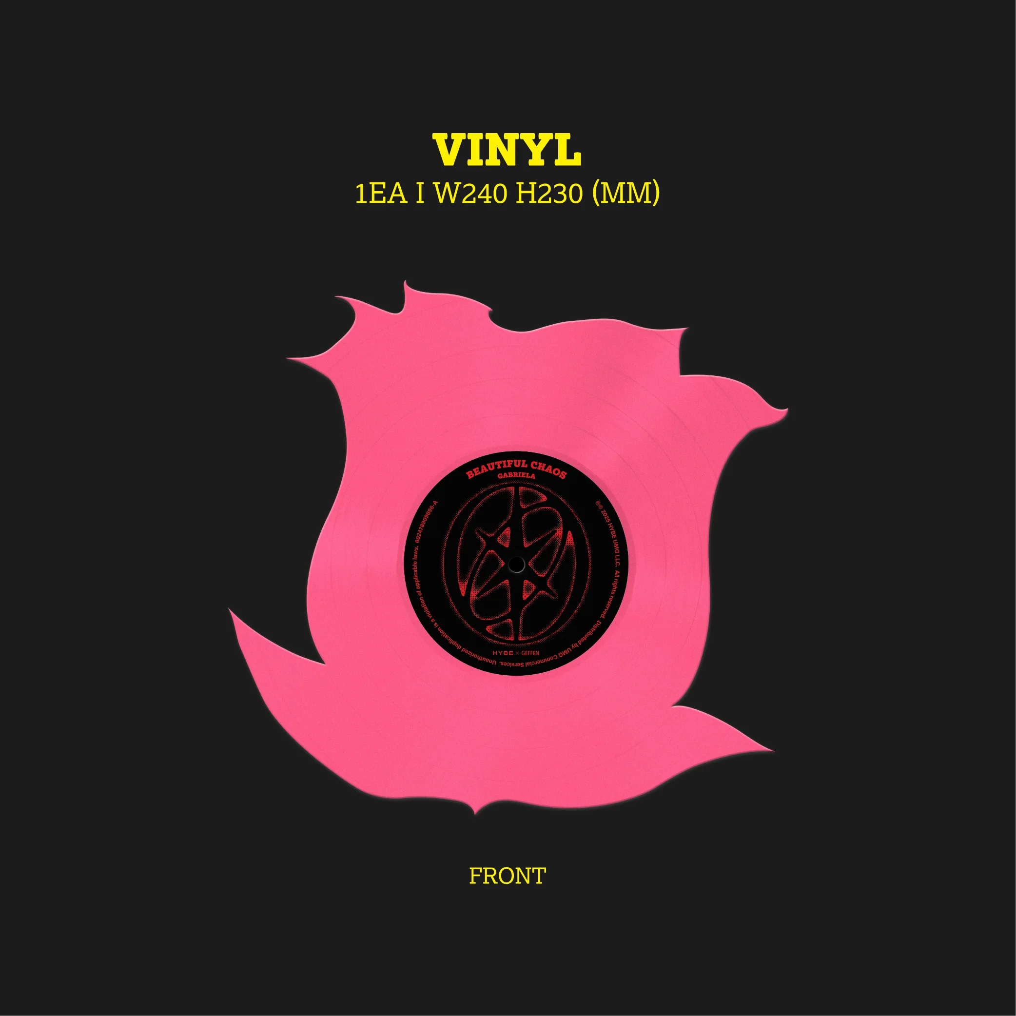 Gabriela Rose Die-Cut | Vinile 7'' Colorato - Image 3