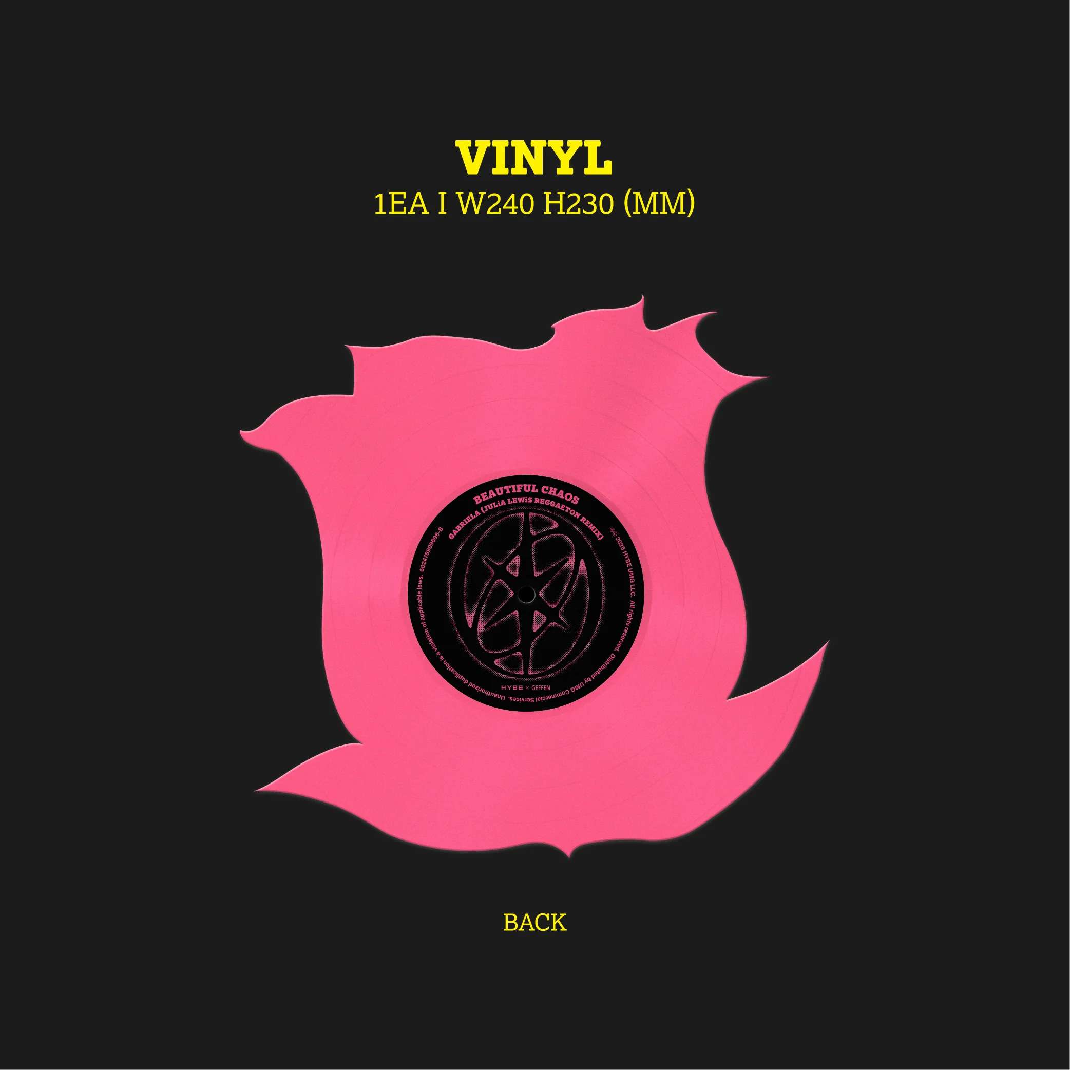 Gabriela Rose Die-Cut | Vinile 7'' Colorato - Image 4