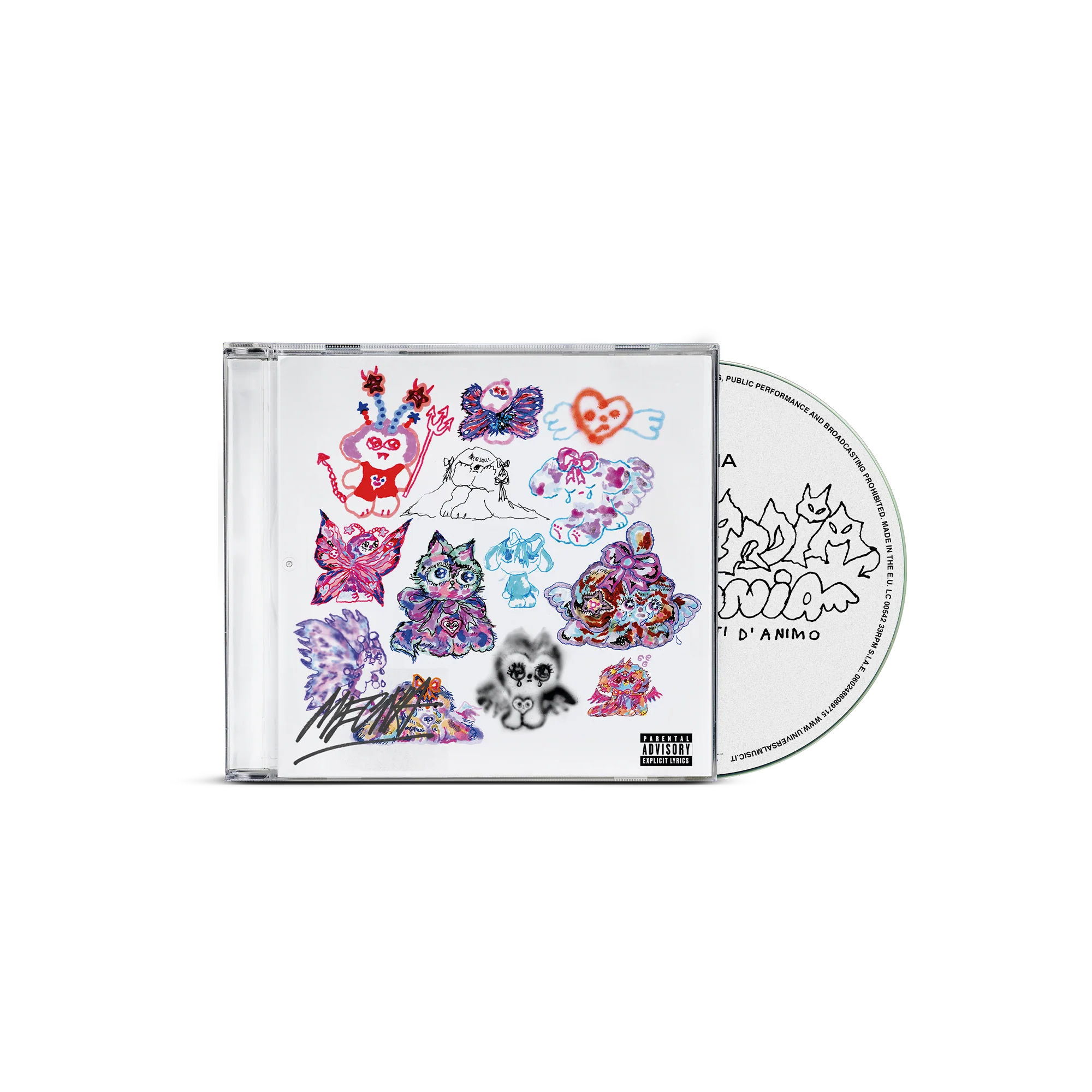 DISCORDIA, ARMONIA E ALTRI STATI D’ANIMO | CD Cover 3 Autografato Numerato
