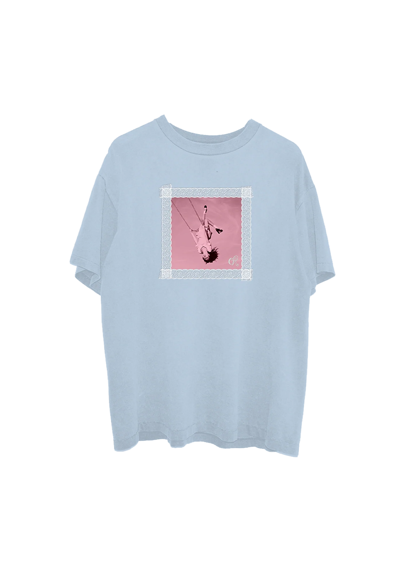 Lace Album Cover | T-shirt oversize in pizzo