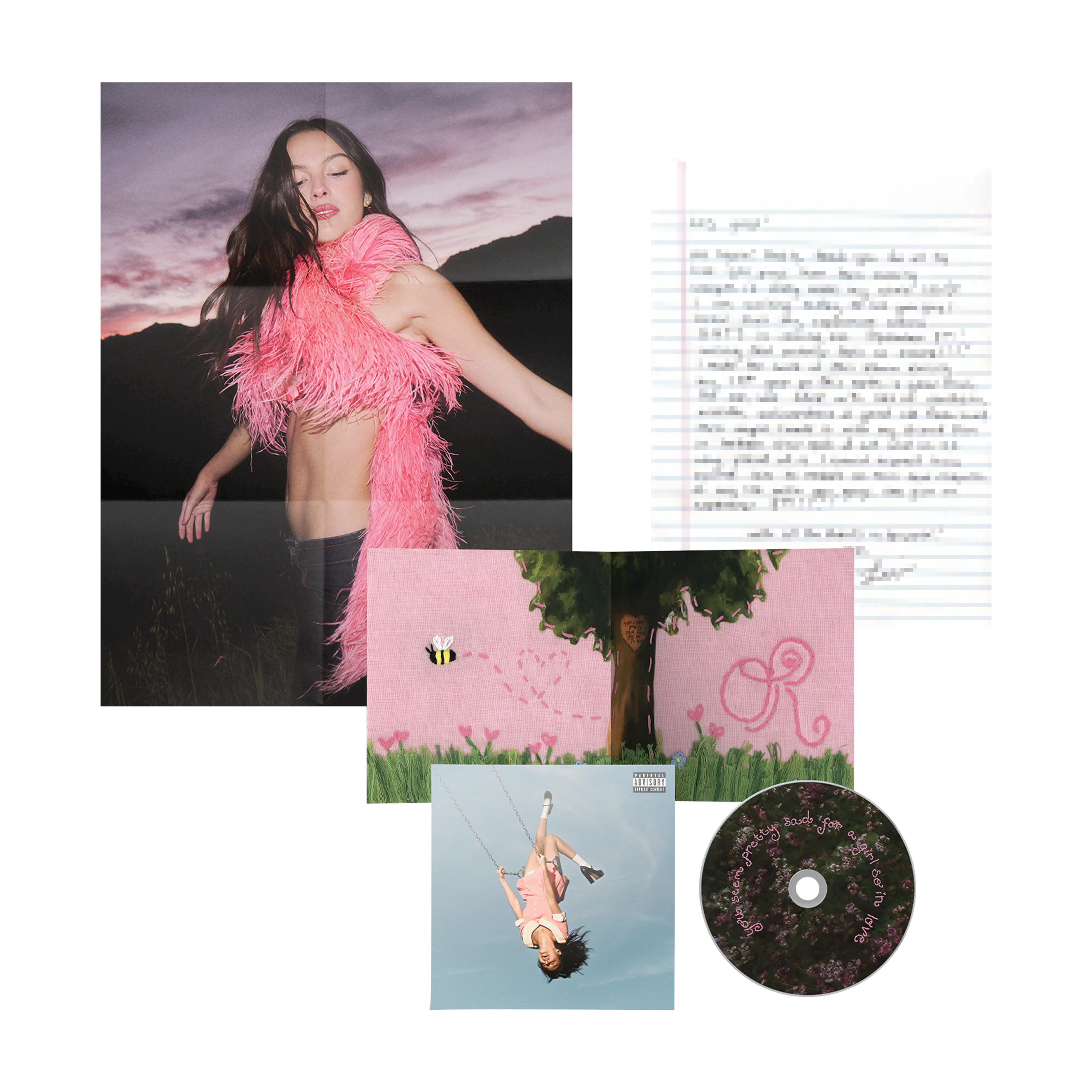 you seem pretty sad for a girl so in love | CD esclusivo + italian fan letter