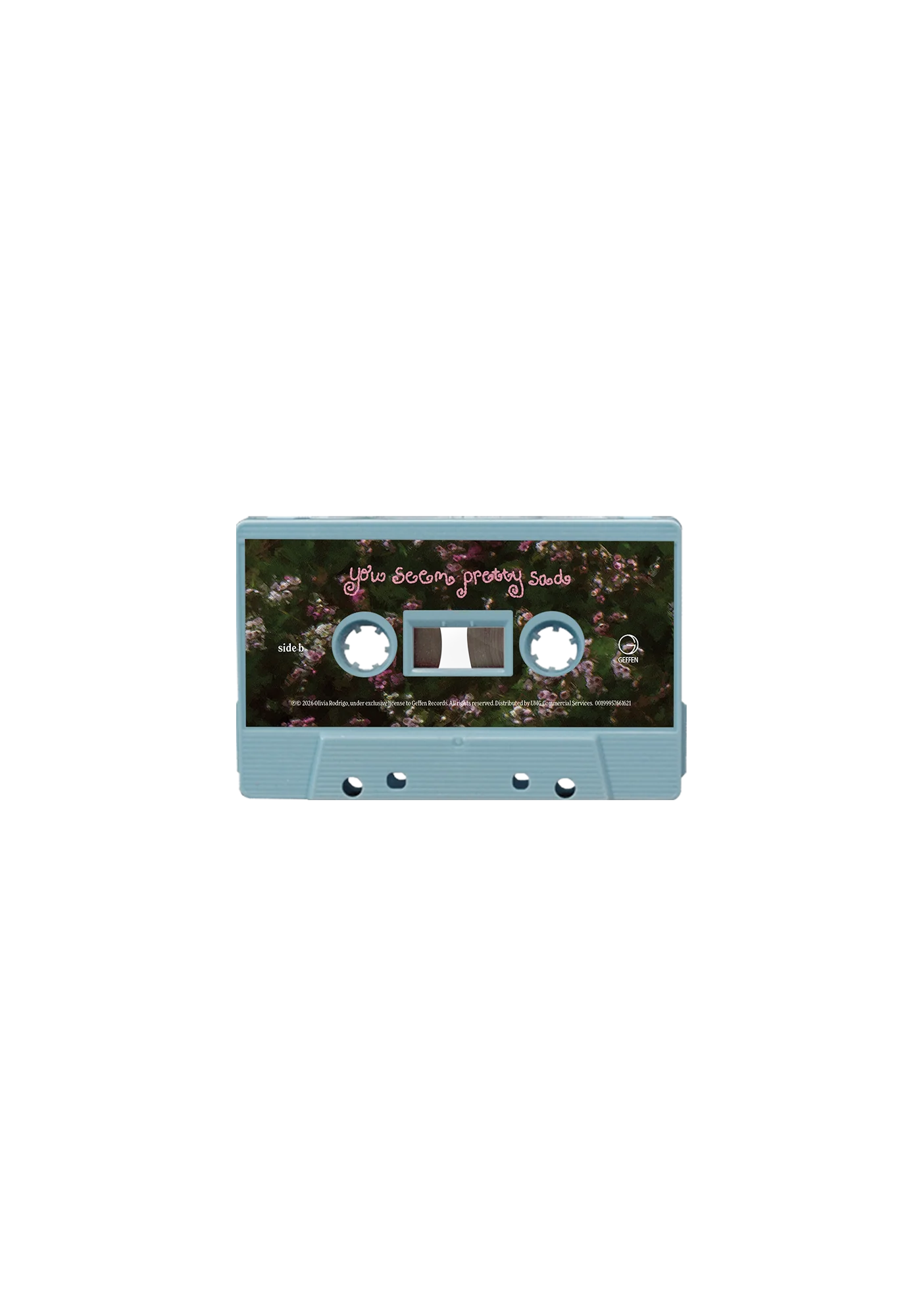 you seem pretty sad for a girl so in love | Musicassetta baby blue - Image 2