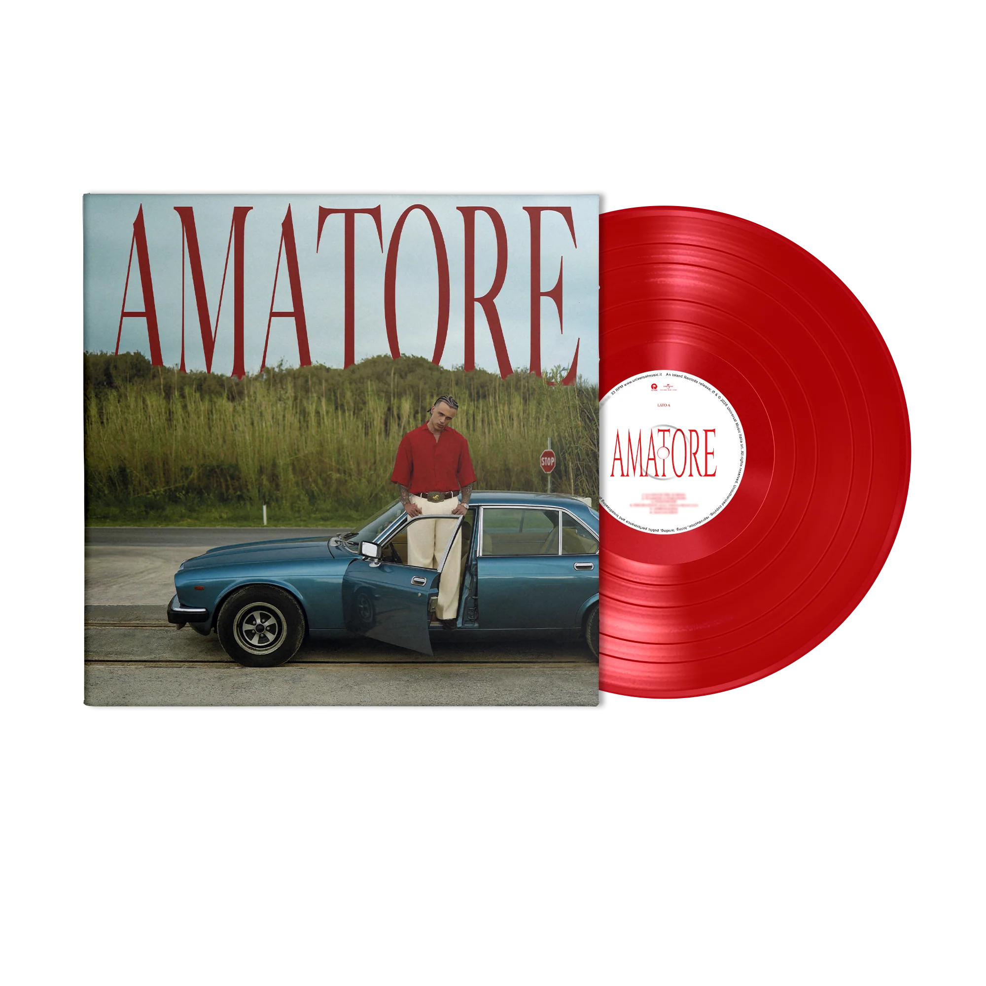 AMATORE | Vinile Alt Cover Colorato Numerato + Poster Autografato - Image 3