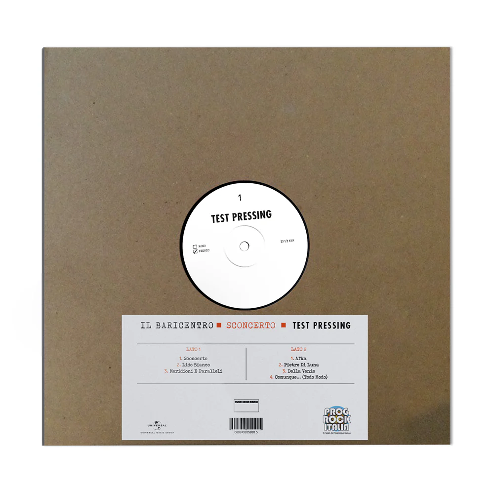 Sconcerto | Vinile Test Pressing - Image 2