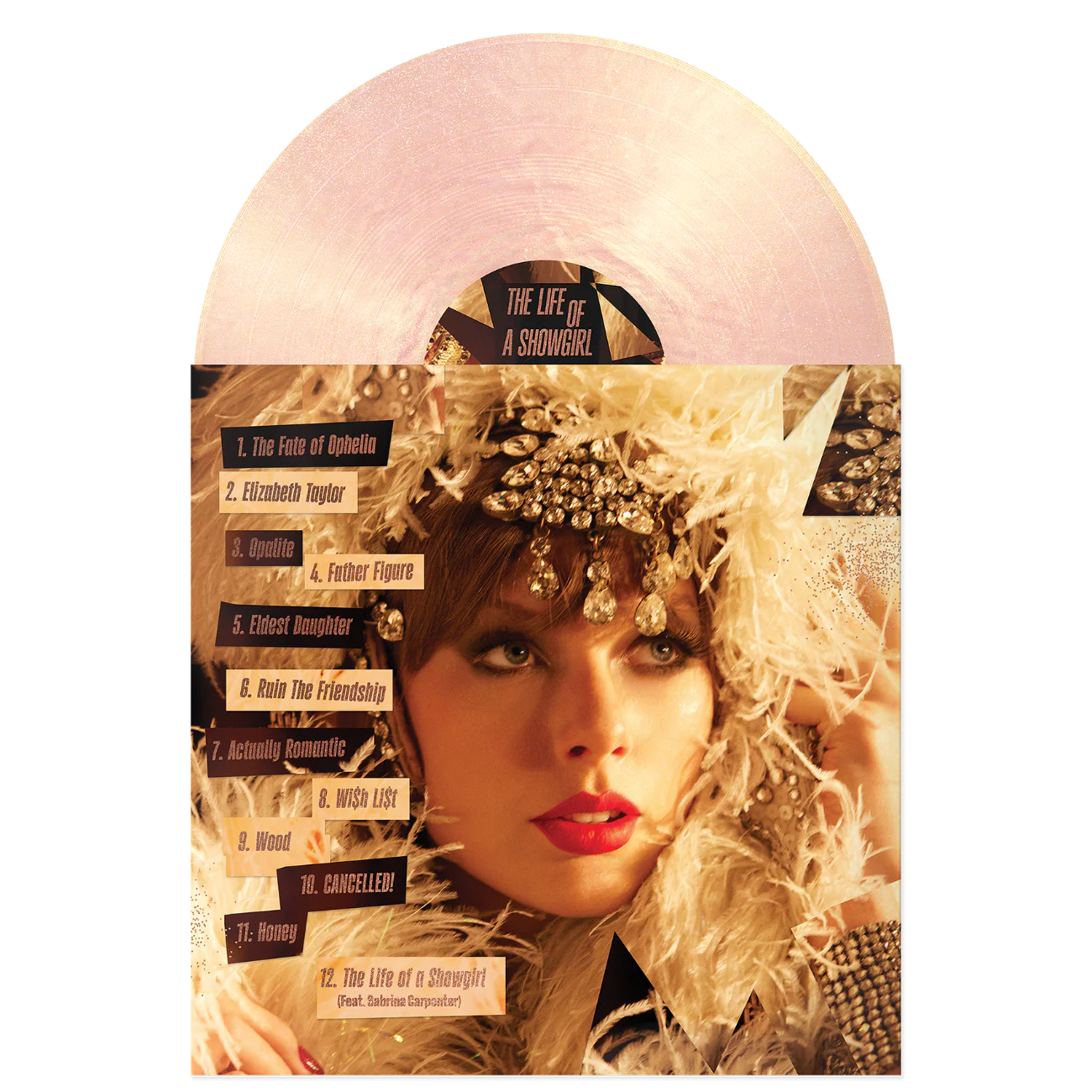 THE LIFE OF A SHOWGIRL: The Crowd Is Your King Edition | Vinile Summertime Spritz Pink Shimmer - Image 3